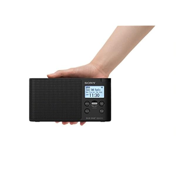Sony XDR-S41D - Radio wireless DAB/DAB con display LCD, colore: Nero